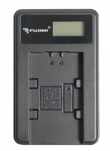 Зарядное устройство Fujimi FJ-UNC-BG1 + Адаптер питания USB мощностью 5 Вт (USB, ЖК дисплей, система защиты)