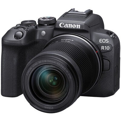 Фотоаппарат Canon EOS R10 Kit RF-S 18–150 мм F3,5–6,3 IS STM , черный